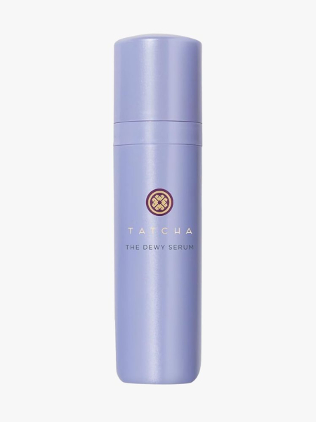 Tatcha The Dewy Serum in branded component on a light gray background